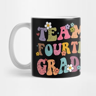 Team 4th Grade Groovy Back to School Gifts Teacher Student Mug